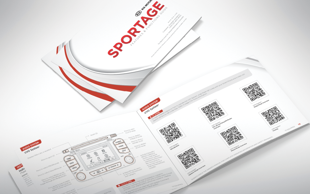 Kia Sportage Feature Function Guide Brochure Design