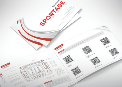 Kia Sportage Feature Function Guide Brochure Design