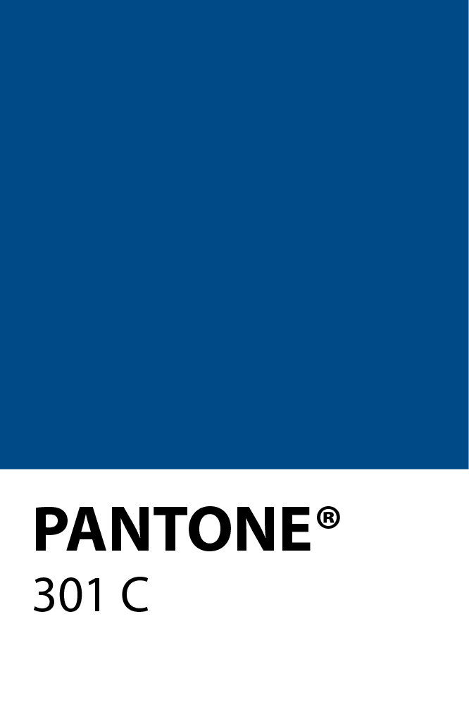 Bellanblue logo design Pantone color 301 C